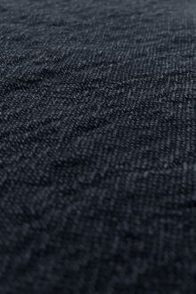 Crinkled Linen Gauze in Indigo0