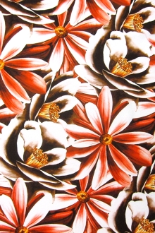 Printed Silk Charmeuse0