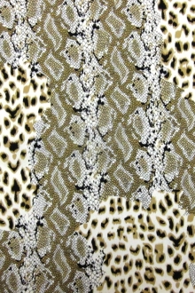 Printed Silk Charmeuse0