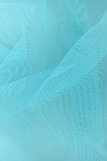 Italian Nylon Tulle in Tiffany Blue0