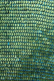 Layered Sequins on Silk Chiffon 0