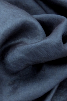 Washed Lamé in Steel Blue0