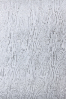 Silver Metallic Brocade0