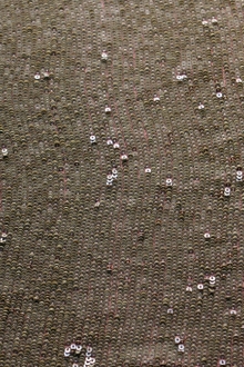 Sequins on Silk Chiffon0