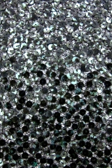 Sequins on Metallic Tulle0