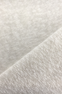 Japanese Cotton Blend Terry Knit in White0