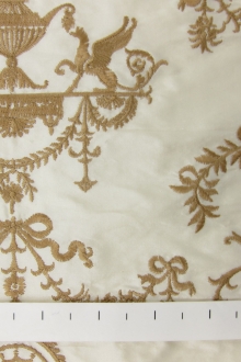 Embroidered Silk Shantung0