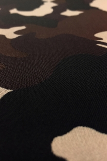 Camouflage Polyester and Acrylic Blend Jacquard0