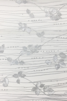 Hand Painted Tulle with Vines 0