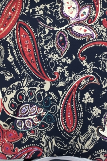 Printed Silk Mikado0