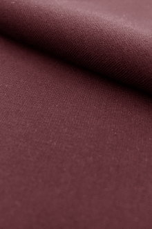 Lightweight Rayon Blend Ponte Knit in Wine0