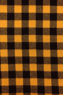 Cotton Mammoth Flannel Check in Mustard0