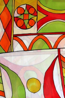 Printed Silk Crepe de Chine1