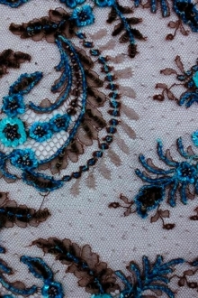Beaded Chantilly Lace0