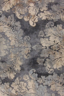 Linen Blend Upholstery Decorative Degrade Print 0
