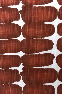 Cotton Sienna Upholstery Print0