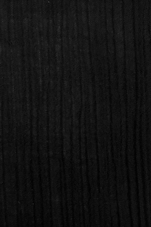 Italian Wool Crinkle in Black0