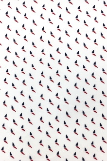 Cotton Shirting with Petite Triangles0