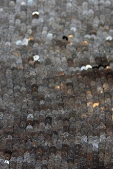 Sequins on Silk Chiffon0