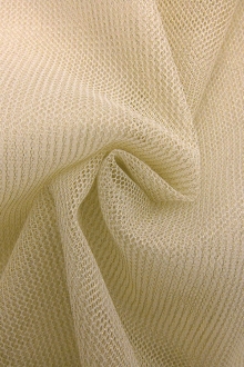Metallic Nylon Tulle in Avorio0