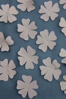 Flowers Appliqué on Tulle        0
