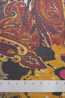Printed Silk Crinkle Chiffon0