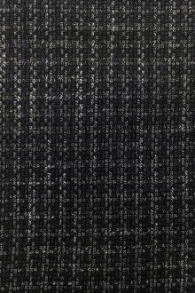 Italian Wool Bamboo Blend Novelty Suiting in Grey0