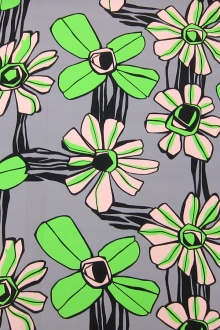 Printed Silk Mikado0