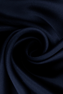 Italian Doubleface Silk Charmeuse in Midnight Navy0