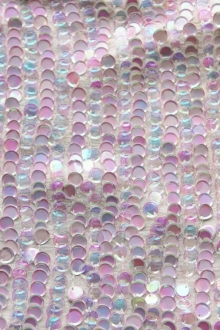 Novelty Sequins on Silk Chiffon0