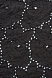 Cotton Eyelet in Black2
