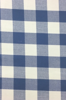 Carolina Cotton Gingham in Denim0