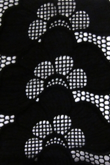 Cotton Eyelet in Black0