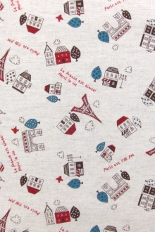 Japanese Cotton Linen Print0