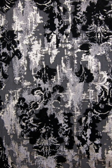 Silk Blend Metallic Fil Coupé Organza0