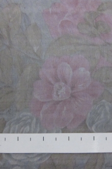 Iridescent Silk Chiffon Print0