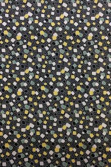Cotton Broadcloth Squares and Dots Print0