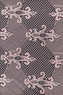 Beaded and Embroidered Illusion in Baby Pink0