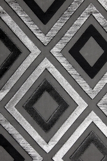 Silk Blend Metallic Fil Coupé Organza0