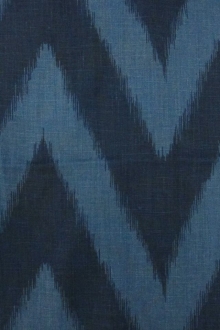 Linen Upholstery Zig Zag Ikat Print0