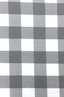 Carolina Cotton Gingham in Grey0