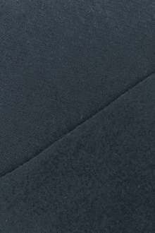 Japanese Cotton Sweatshirt Fleece in Prussian Blue0