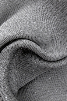 Silk Blend Metallic Marquisette0