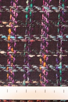 Virgin Wool Rayon Tweed0