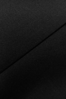 Italian Wool Blend Stretch Doubleface Twill Coating in Dark Brown0