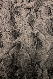 Laminated Metallic Faux Fur0