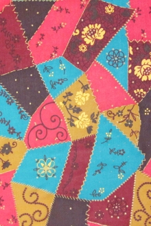 Metallic Printed Silk Chiffon0