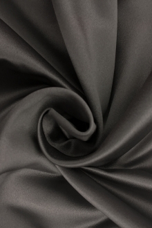 Italian Silk Duchesse Satin in Gunmetal0