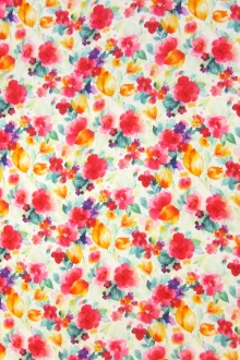 Printed Double Face Silk Satin0