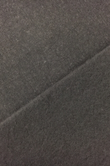 Eco Friendly Hemp and Recycled Poly Sweatshirt Fleece in Dark Grey0